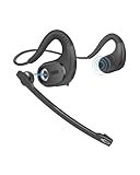 SHUGWA Noise Cancelling Ohrhörer Trucker Bluetooth-Headset, Kabellose Sportkopfhörer Mit Abnehmbarem Boom-Mikrofon, Stummschalttaste, Offenes Ohr, Bluetooth-Ohrhörer Bluetooth Kopfhörer