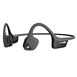 AfterShokz Trekz Air Wireless Bloototh Knochenschall Kopfhörer Nackenbügel Bluetooth Sport Headphones mit Mikrofon, Grau