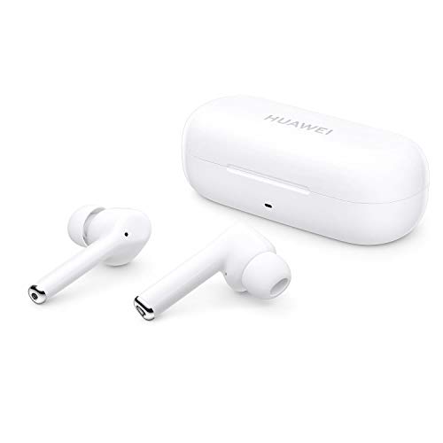 HUAWEI FreeBuds 3i True Wireless Kopfhörer mit Active Noise Canceling (Ultra schnelle Bluetooth-Verbindung, 10 mm Lautsprecher) Weiß