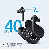 soundcore P2 True-Wireless Kabellose Earbuds, Klarer Sound, USB-C, 40 Std. Akku, IPX7 Wasserschutz, Kabellose Kopfhörer für Arbeit, Büro, Homeoffice