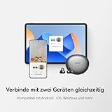 HUAWEI FreeClip, Innovatives Clip-Design, Intensives Open-Ear-Hörerlebnis, KI-Hintergrundgeräuschunterdrückung bei Anrufen, Superlange Akkulaufzeit, Android&iOS, Deutsche Version, Schwarz