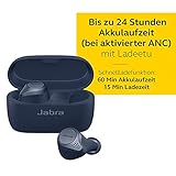 Jabra Elite Active 75t – Sport-In-Ear Bluetooth Kopfhörer imit aktiver Geräuschunterdrückung und Langer Akkulaufzeit für True Wireless-Erlebnis bei Telefonaten und Musik, Navy Blau