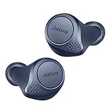 Jabra Elite Active 75t – Sport-In-Ear Bluetooth Kopfhörer imit aktiver Geräuschunterdrückung und Langer Akkulaufzeit für True Wireless-Erlebnis bei Telefonaten und Musik, Navy Blau